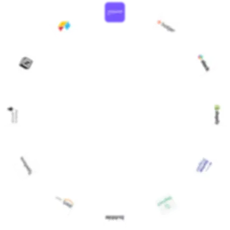 Partner logos including Hubspot, Notion, Stripe, and more