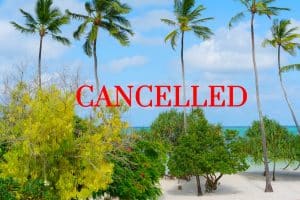 Cancelled vacation
