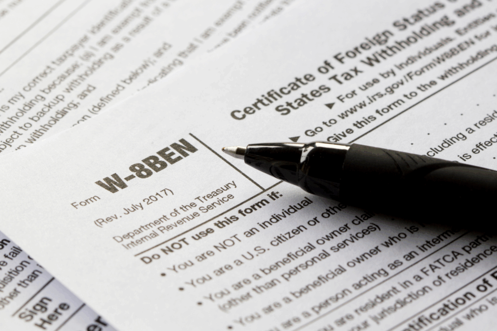 key differences between IRS form W-8BEN and W-8BEN-E