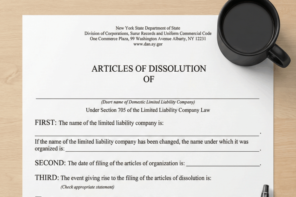 articles of dissolution