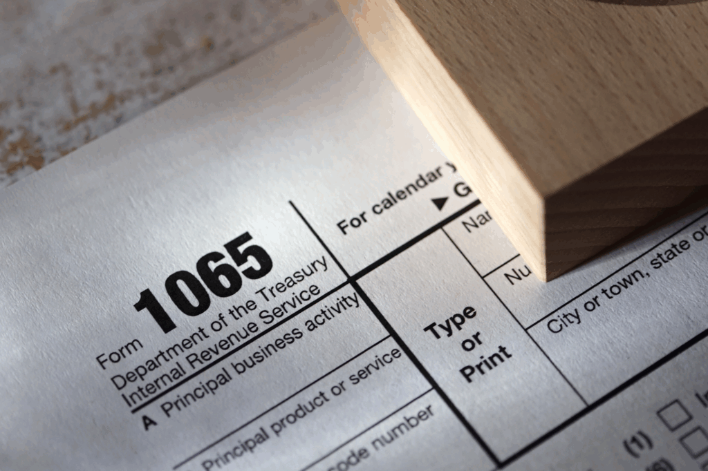 IRS Form 1065 and Schedule K 1 documents for a multi member LLC